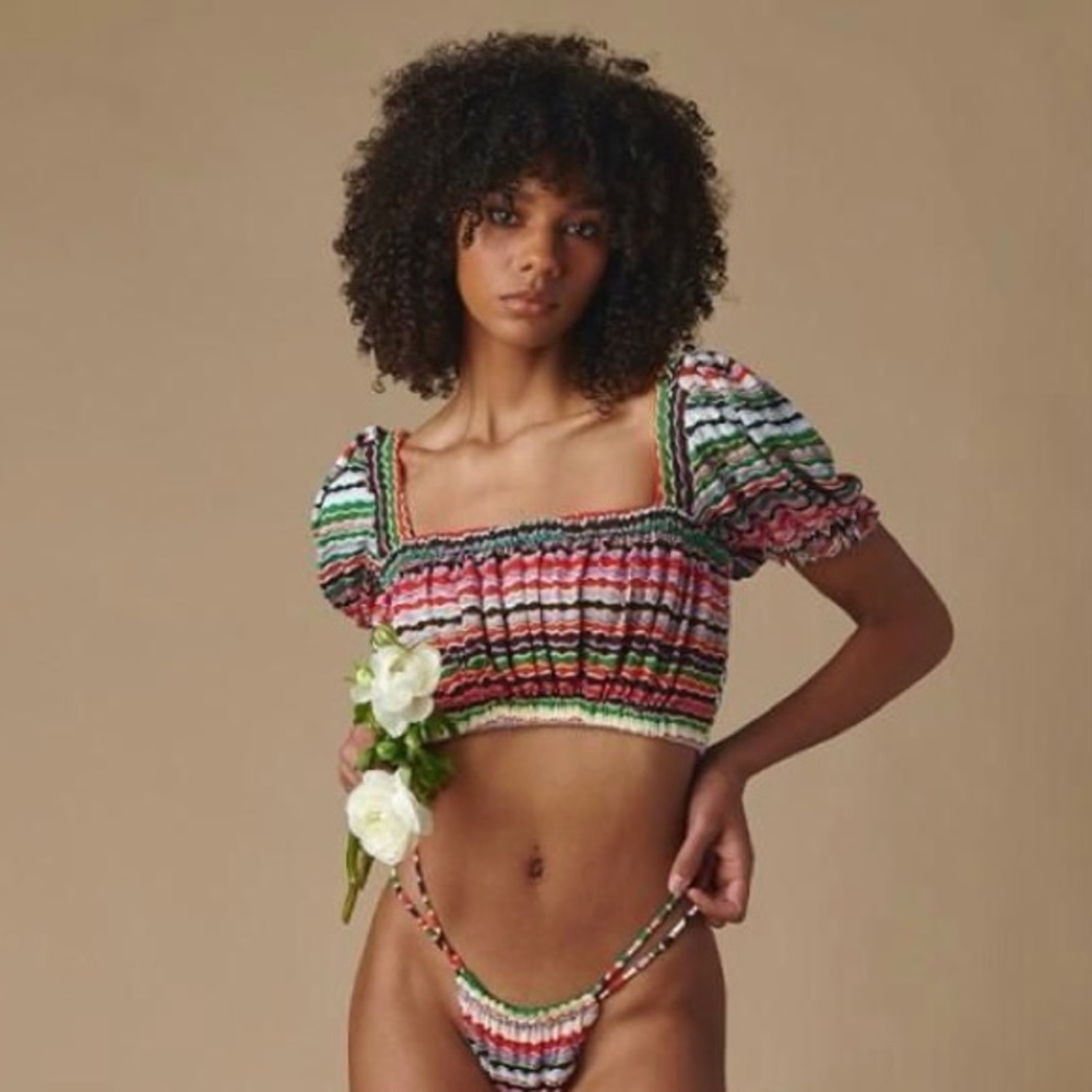 NWT Montce Mer Stripe Marcela Top